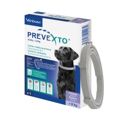 Prevexto - Collier antiparasitaire Chien + 8kg