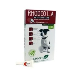 RHODEO L.A. PIPETTE ANTIPARASITAIRE CHIEN MOYEN 10- 25 kg - GREENVET