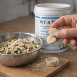 Vit’i5  Bleu Senior Comprimés – Ration Ménagère Chien & Chat +8 ans