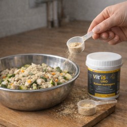Vit'i5 URO – Complément alimentaire pour Ration Ménagère de type Barf pour Chien & Chat (Urinaire)