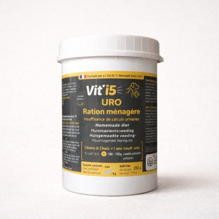 Vit'i5 URO – Complément Ration Ménagère Chien & Chat (Urinaire)