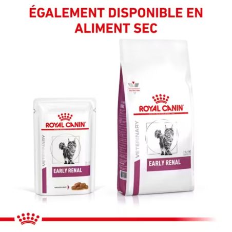 Patée chat VETERINARY CAT EARLY RENAL - Royal Canin