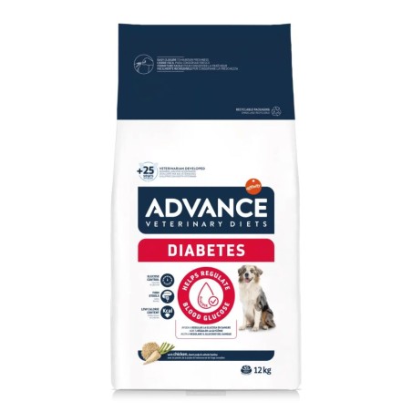 Croquettes chien diabétique Advance Diabetes Colitis