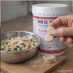 Vit’i5 Rouge Comprimés – Ration Ménagère Chien & Chat