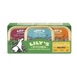 Pâtée chien Multipack Sans Céréales 6x150g – poulet, poisson & gibier