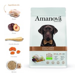 Croquettes Chien Grande Race Poulet Amanova