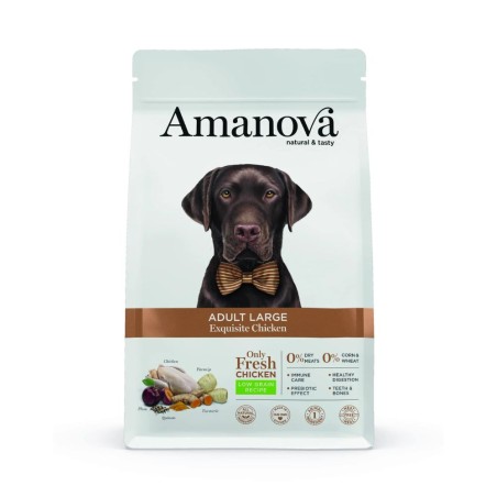 AMANOVA CHIEN LARGE POULET sac/12 kg ALIMENTS