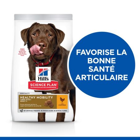 CROQUETTES CHIEN SCIENCE PLAN ADULTE LARGE HEALTHY MOBILITY POULET - HILL'S