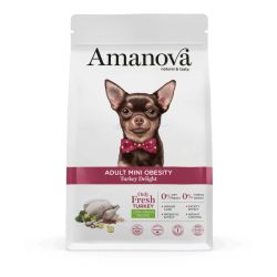 Croquettes chien mini surpoids Amanova dinde 7 kg