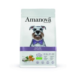 Croquettes Chien Senior Poisson Faible Céréales