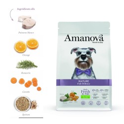 Croquettes Chien Senior Poisson Faible Céréales