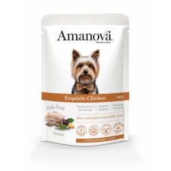 Pâtée chien sans céréales au poulet  Amanova