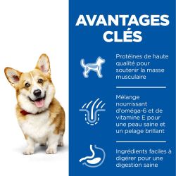 CROQUETTES CHIEN SCIENCE PLAN ADULT SMALL & MINI POULET - HILL'S