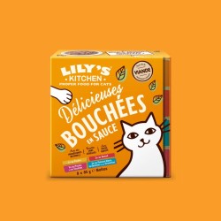 Pâtée Bouchées Chat Sans Céréales Multipack 8x85g - Lily’s Kitchen