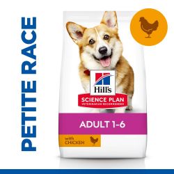 CROQUETTES CHIEN SCIENCE PLAN ADULT SMALL & MINI POULET - HILL'S