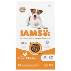 Croquettes chien Adult S/M Poulet - IAMS for Vitality