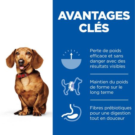 CROQUETTES CHIEN SCIENCE PLAN ADULT PERFECT WEIGHT SMALL & MINI - HILL'S