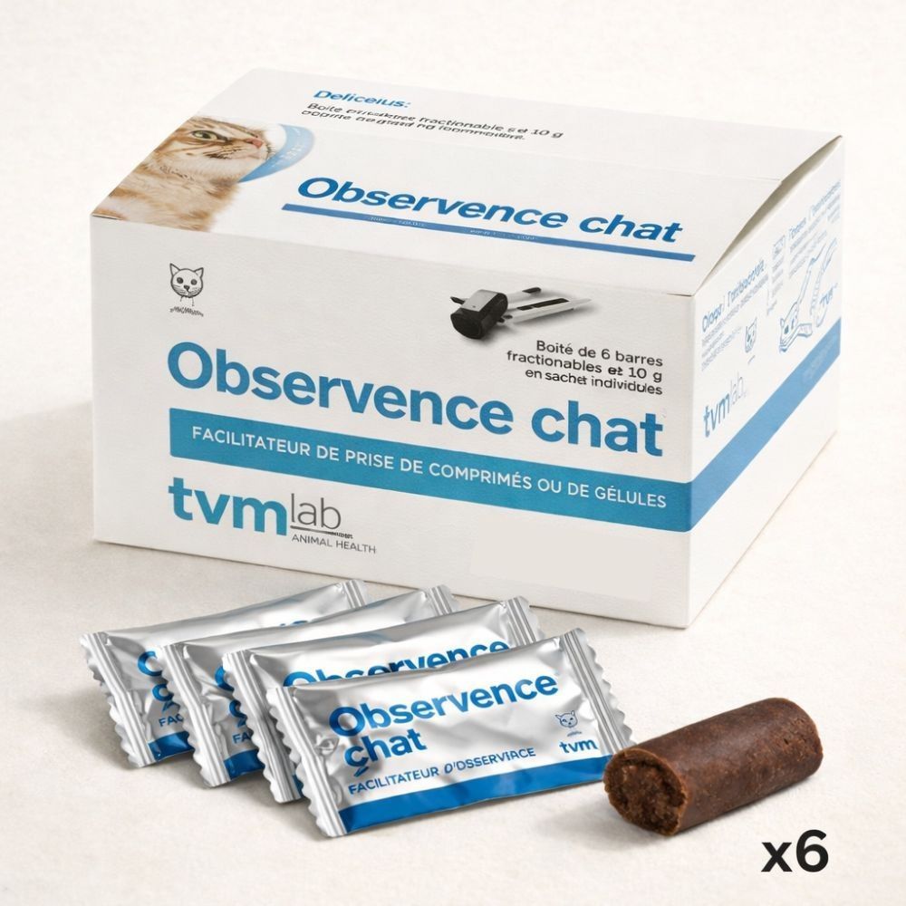 Observence Chat – Friandise pour Donner un Comprimé (6 x 10 g)