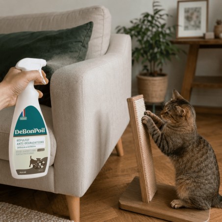 Spray répulsif extérieur chien et chat - Répulsif Stop - De bon Poil