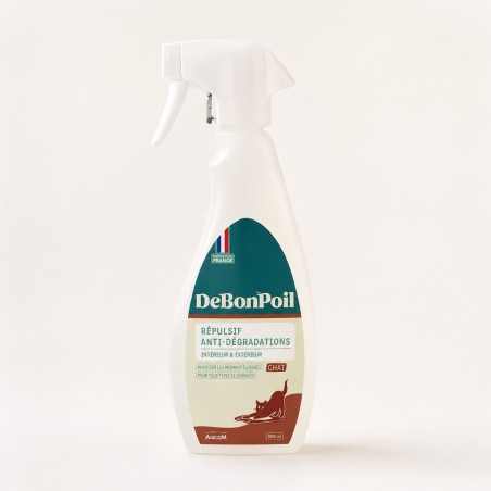 Spray répulsif extérieur chien et chat - Répulsif Stop - De bon Poil
