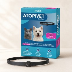 ATOPIVET Collier Chien et Chat -10 kg - Soutien Cutané