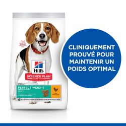 CROQUETTES CHIEN SCIENCE PLAN ADULT PERFECT WEIGHT MEDIUM - HILL'S