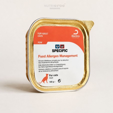 Terrine chat FDW FOOD ALLERGY MANAGEMENT - SPECIFIC