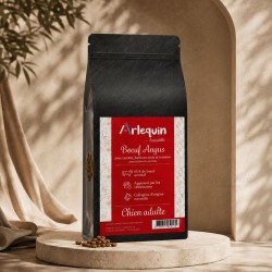 CROQUETTE CHIEN SANS CÉRÉALES ARLEQUIN IRRÉSISTIBLE BOEUF ANGUS (65%)
