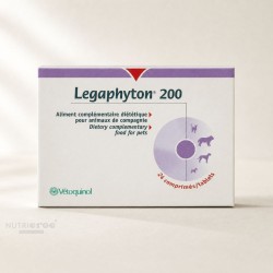 Legaphyton 200 Vetoquinol - Complément Hépatique Chien et Chat 24 Comprimés