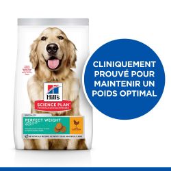 CROQUETTES CHIEN SCIENCE PLAN ADULT PERFECT WEIGHT LARGE - HILL'S