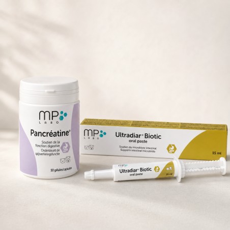 Pack Digestion & Assimilation Chien et Chat - Pancréatine + Ultradiar Biotic - MP Labo