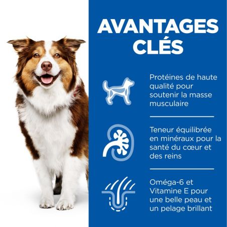 CROQUETTES CHIEN SCIENCE PLAN ADULT MATURE 7+ MEDIUM POULET - HILL'S