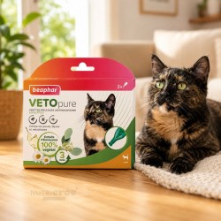 Beaphar VETOpure Pipettes Antiparasitaires pour Chat