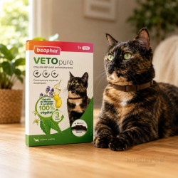 Collier Antiparasitaire Beaphar Vetopure pour Chat et Chaton