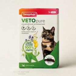 Collier Antiparasitaire Beaphar Vetopure pour Chat et Chaton