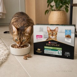 Pro Plan Maintenance Terrine Chat Stérilisé Adulte au Cabillaud - 10 x 75 g