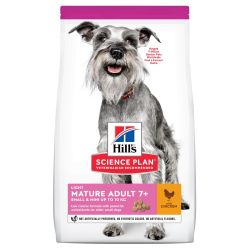 CROQUETTES CHIEN SCIENCE PLAN ADULT MATURE 7+ MINI LIGHT - HILL'S