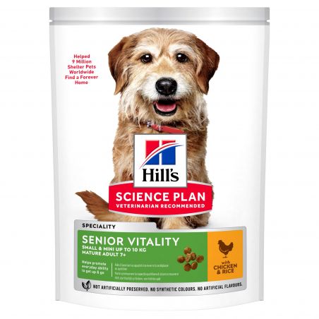 CROQUETTES CHIEN SCIENCE PLAN ADULT 7+ SENIOR VITALITY SMALL & MINI - HILL'S