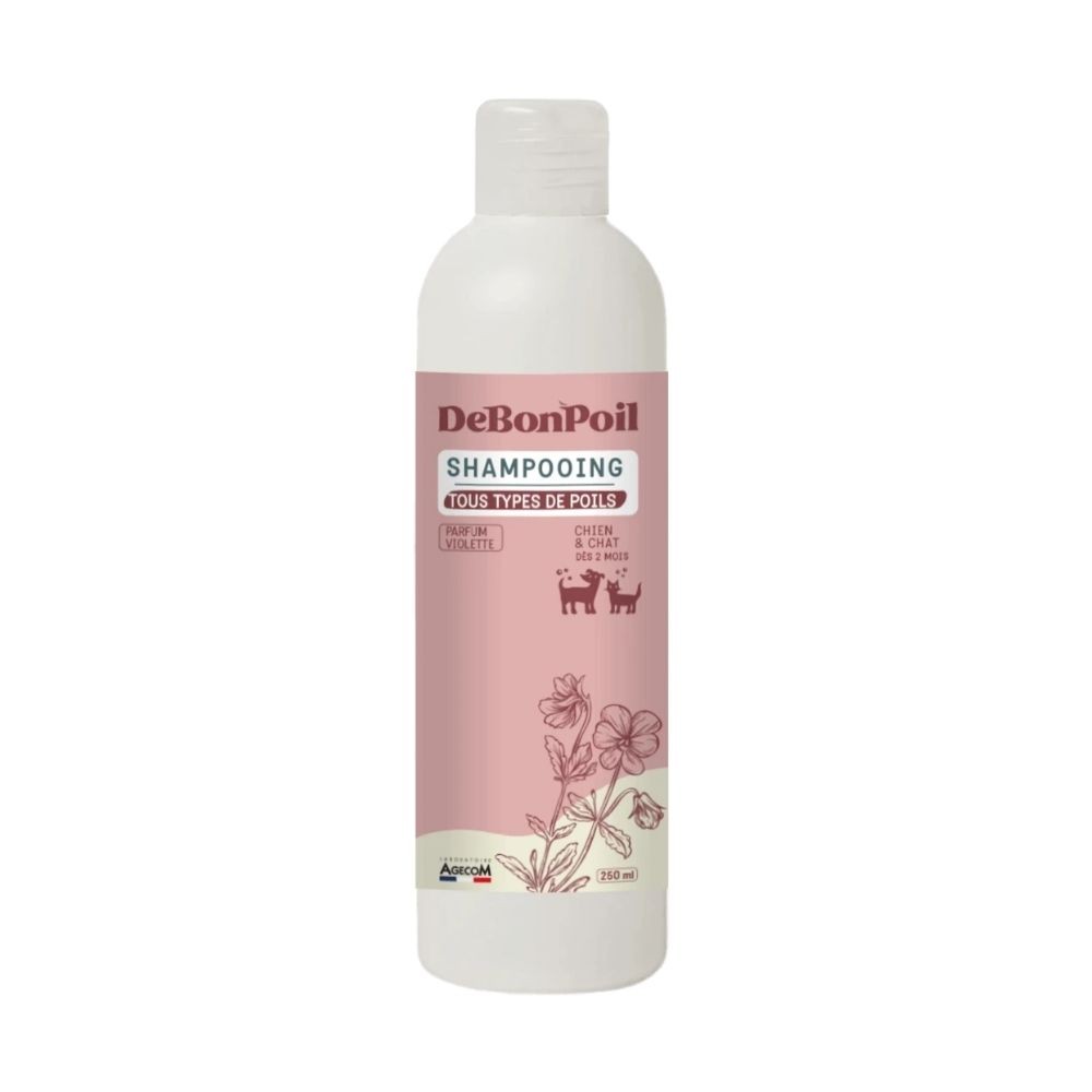 Shampooing Tous Types de Poils Chien Chat DEBONPOIL Aloe Vera