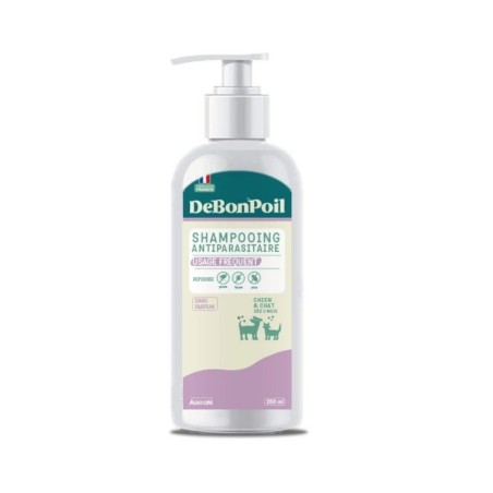 Shampooing 2 en 1 Antiparasitaire Chien Chat DeBonPoil 250 ml