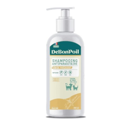 Shampooing 2 en 1 Vanille DeBonPoil Chien Chat 250 ml
