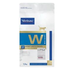 CROQUETTES CHAT VETERINARY HPM CAT W2 WEIGHT LOSS&CONTROL - VIRBAC