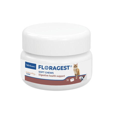 Floragest Virbac - Complément Alimentaire Digestif pour Chat