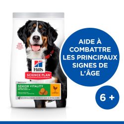 CROQUETTES CHIEN SCIENCE PLAN 6+ SENIOR VITALITY LARGE - HILL'S