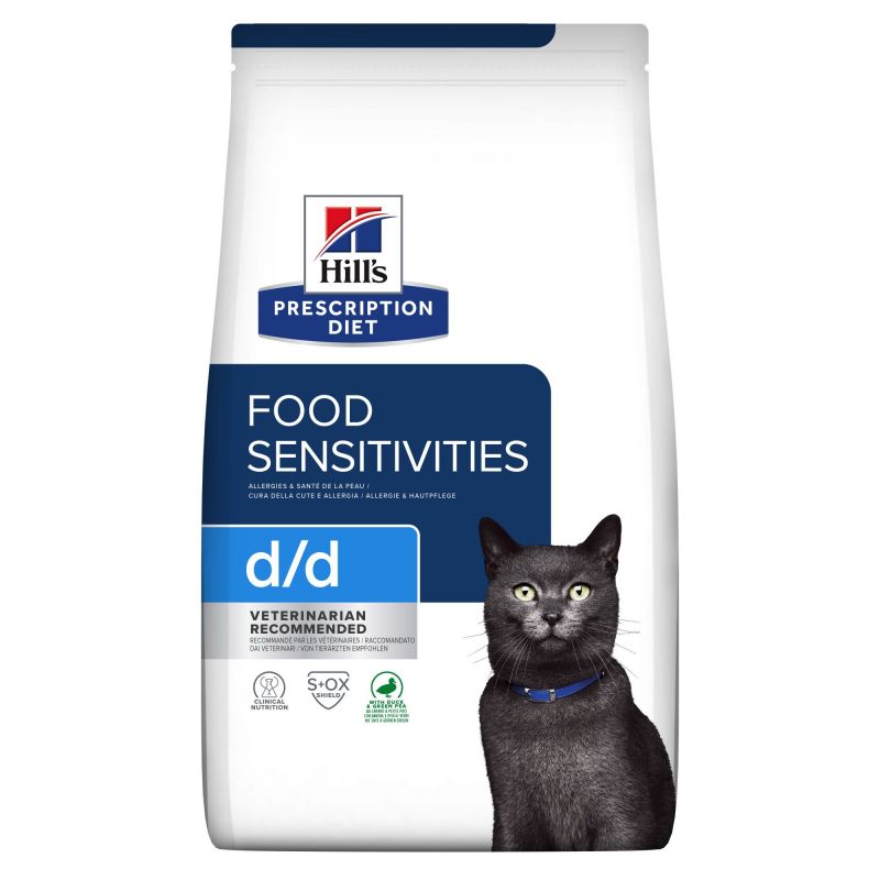 CROQUETTES CHAT ADULT PRESCRIPTION DIETS D/D FOOD SENSITIVITIES - HILL'S