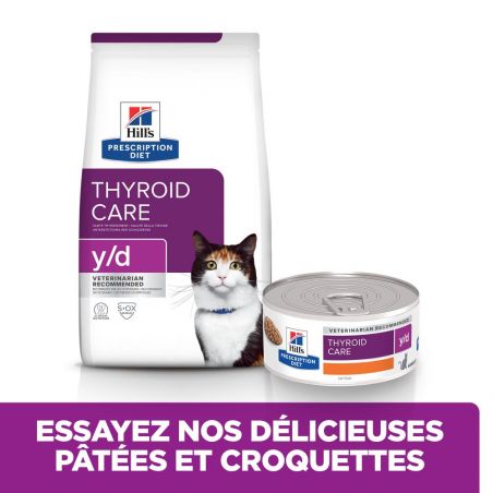 CROQUETTE CHAT ADULT PRESCRIPTION DIETS Y/D THYROID CARE - HILL'S