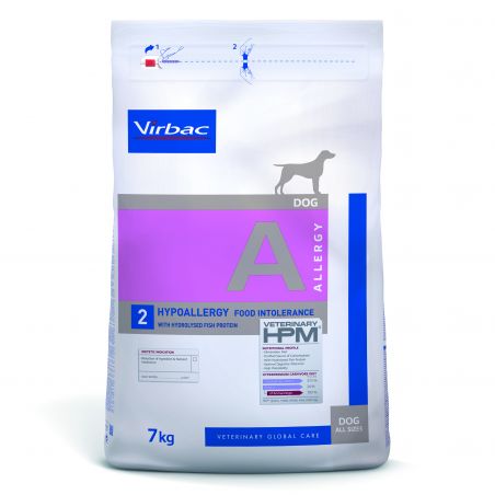 CROQUETTES CHIEN VETERINARY HPM DOG A2 ALLERGY SAUMON - VIRBAC