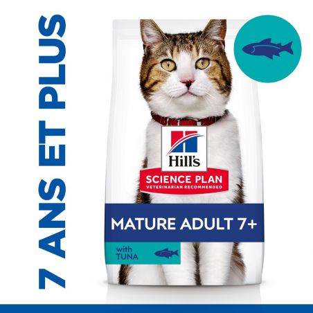 CROQUETTES CHAT SCIENCE PLAN ADULT MATURE 7+ THON - HILL'S